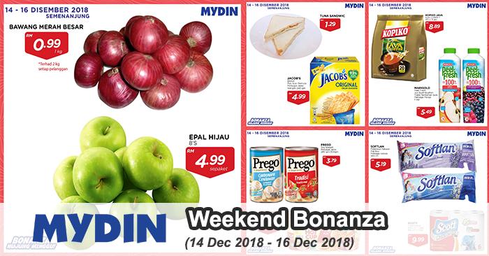MYDIN Weekend Promotion (14 December 2018 - 16 December 2018)