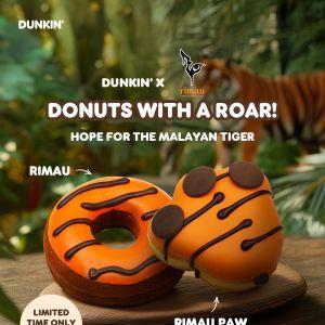 Dunkin’ Tiger Donuts & Plushie Promo: Malayan Tiger Conservation & Rimau Donut Launch
