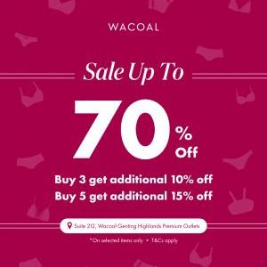 Wacoal Sale at Genting Highlands Premium Outlets (1-31 August 2025): Up to 70% Off + Extra Discounts!