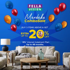 Fella Design Merdeka Combo Sale – Up to 20% OFF + 0% Instalment (Until 15 August 2025)