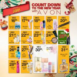 Avon New Year Count Down Promotion (16 December 2018 - 31 December 2018)