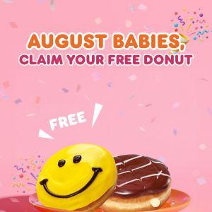 Dunkin’ August Babies Free Donut Promotion 2025: Get a Free Donut with Drink Purchase!
