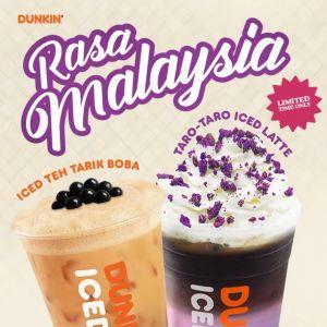 Dunkin Rasa Malaysia: Iced Teh Tarik Boba & Taro-Taro Iced Latte – Limited Time Drinks Promotion