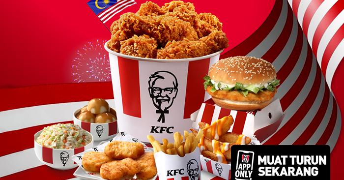 KFC Merdeka RM18 OFF Delivery (App-Only) – Min RM55 Order in Malaysia