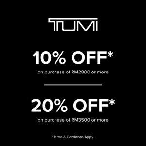 Tumi Sale at Genting Highlands Premium Outlets – Up to 20% OFF (1-31 Aug 2025)