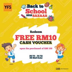 YFS Back to School 2018 Bazaar (25 November 2018 - 31 December 2018)