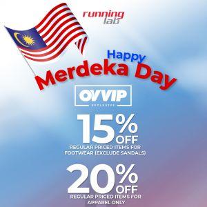 Running Lab Merdeka Promotion: OVVIP Exclusive Discounts (15 Aug – 1 Sep 2025)