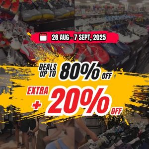 Sport Planet Ampang Point Merdeka Sale (28 Aug - 7 Sep 2025) – Up to 80% + Extra 20% Off
