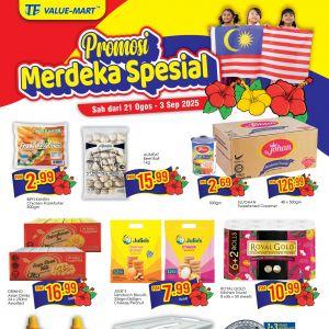 TF Value-Mart Merdeka Promotion Catalogue (21 Aug – 3 Sep 2025) – Special Discounts & Grocery Deals