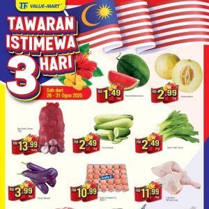 TF Value-Mart Merdeka Promotion (29-31 Aug 2025) – 3 Days Special Deals