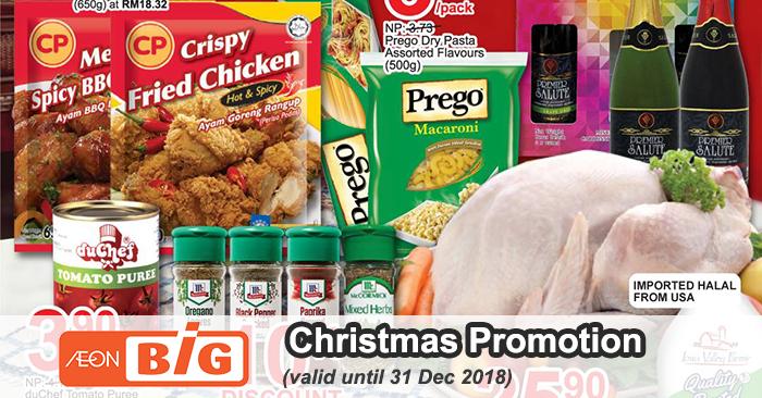 AEON BiG Christmas Promotion (valid until 31 December 2018)