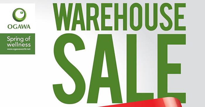 Ogawa Warehouse Sale (18 December 2018 - 1 January 2019)