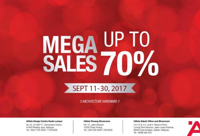 Hafele Mega Sales up to 70% off