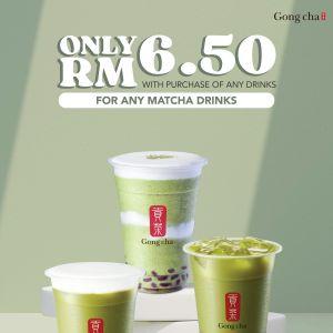 Gong Cha RM6.50 Matcha Drinks Promotion – Limited Time Offer