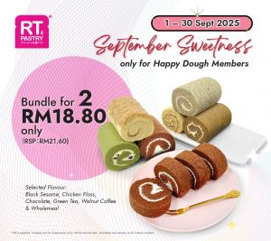 RT Pastry Swiss Roll Promotion September 2025 – 2 for RM18.80