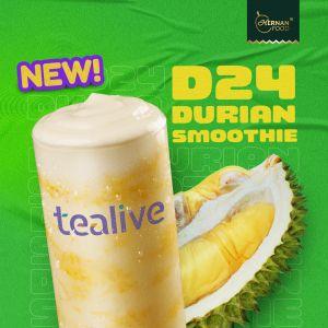 Tealive D24 Durian Smoothie – Rich & Creamy New Durian Drink in Malaysia