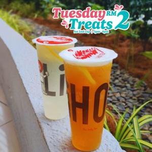 LiHO TEA Tuesday Promotion: 2nd Cup Only RM2 | 23 Sep 2025
