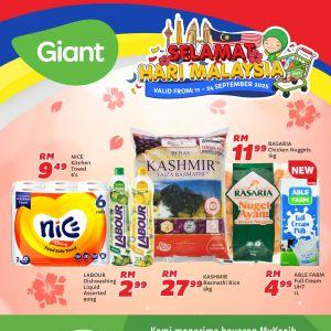 Giant Malaysia Day Promotion Catalogue: Groceries, Snacks & Essentials Deals | 11-24 Sep 2025