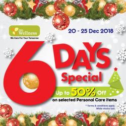 AEON Wellness 6 Days Special Promotion (20 December 2018 - 25 December 2018)
