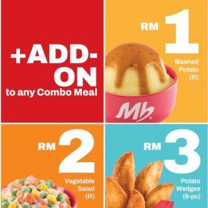 Marrybrown Promotion: Add-On Deals from RM1 with Combo Meal | From 11 Sep 2025