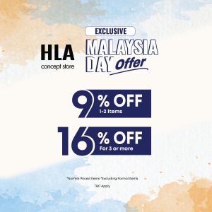 HLA Malaysia Day Sale: 9%–16% Off Fashion Deals | 13–16 Sep 2025