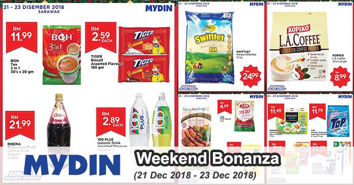 MYDIN Weekend Promotion at Sarawak (21 December 2018 - 23 December 2018)