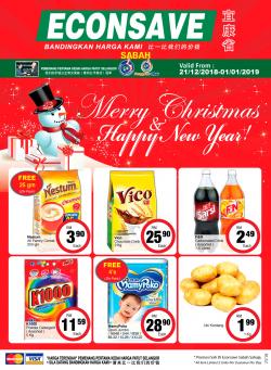 Econsave Promotion Catalogue at Sabah (21 December 2018 - 1 January 2019)