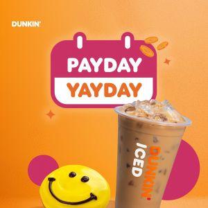 Dunkin Payday Promotion: Free Fancy Donut & Buy 2 Free 1 Drinks | 24–30 Sep 2025