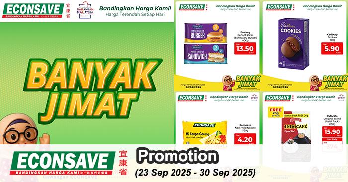 Econsave Promotion: Banyak Jimat Deals on Groceries | 23–30 Sep 2025