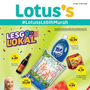 Lotus’s Promotion Catalogue: Fresh, Grocery & Household Deals | 25 Sep – 8 Oct 2025