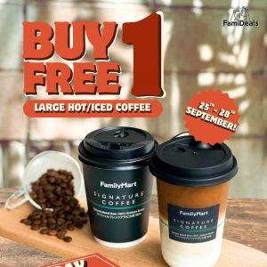FamilyMart Payday Buy 1 Free 1 Coffee Promotion | 25–28 Sep 2025