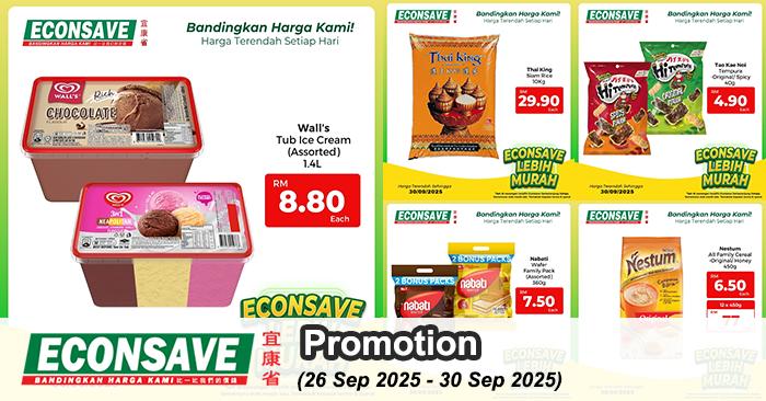 Econsave Lebih Murah Promotion | 26-30 Sep 2025