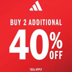 Adidas Sale at Johor Premium Outlets: Buy 2 Additional 40% Off | 26-28 Sept 2025
