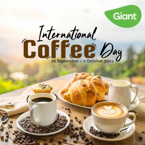Giant International Coffee Day Promotion: Coffee & White Coffee Deals | 26 Sep - 2 Oct 2025