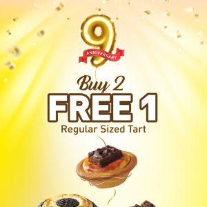 Hokkaido Baked Cheese Tart Buy 2 Free 1 Promotion | 29-30 Sep 2025