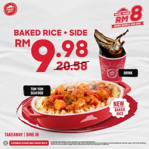 Pizza Hut Baked Rice Combo Promotion: From RM9.98 | Malaysia
