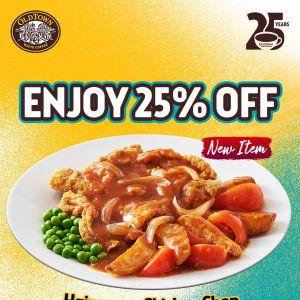 OldTown White Coffee 25% OFF Hainanese Chicken Chop Promotion | 1 Oct 2025