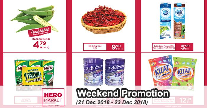 HeroMarket Weekend Promotion (21 December 2018 - 23 December 2018)
