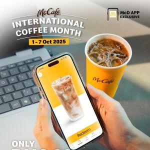McDonald’s International Coffee Month: RM2.99 McCafe Iced Latte | 1–7 Oct 2025