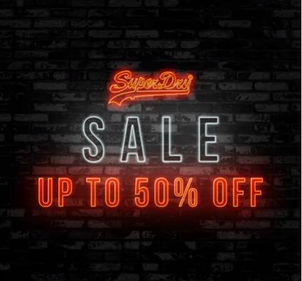 Superdry Sale up to 50% off (29 November 2018 - 30 December 2018)