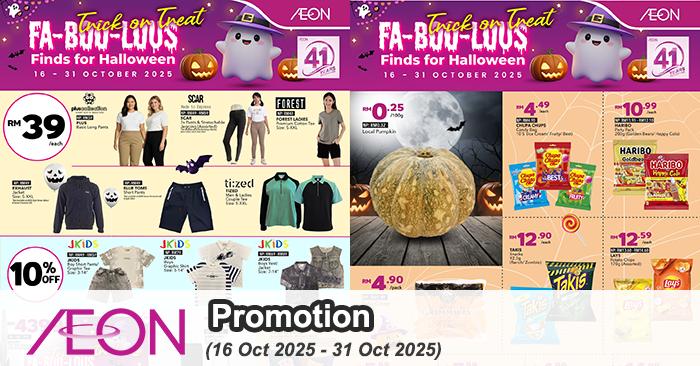 AEON Halloween Promotion | 16-31 Oct 2025