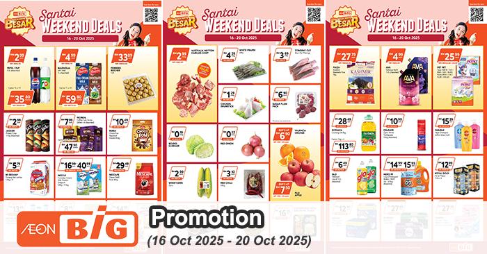 AEON BiG Weekend Promotion | 16-20 Oct 2025