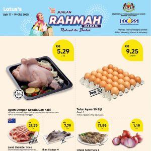 Lotus’s Jualan Rahmah Promotion | 17-19 Oct 2025