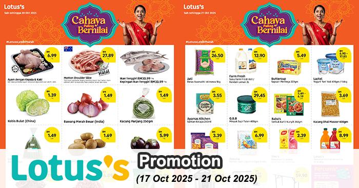 Lotus’s Deepavali Promotion | 17-21 Oct 2025