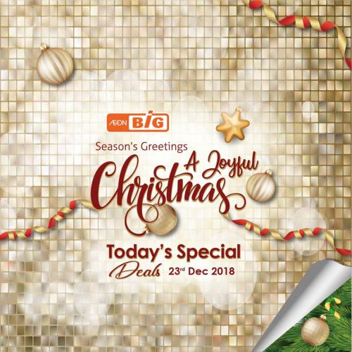 AEON BiG Today Special Deals (23 December 2018)