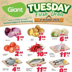 Giant Tuesday Promotion at Setiawangsa & Senawang | 21 Oct 2025