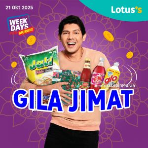 Lotus’s Promotion: Gila Jimat Deals | 21-22 Oct 2025