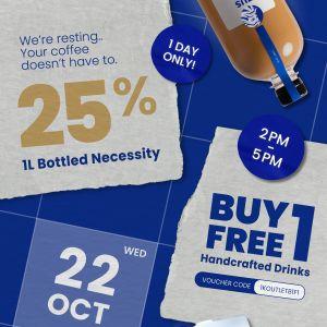 ZUS Coffee Buy 1 Free 1 Promotion | 22 Oct 2025