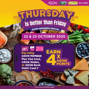 AEON Thursday Promotion | 22-23 Oct 2025