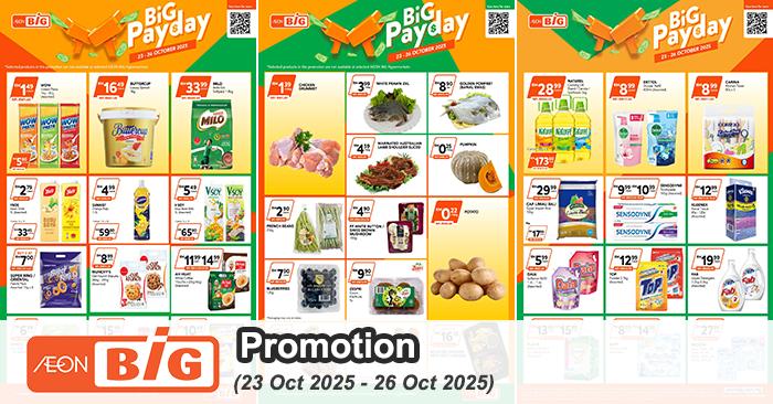 AEON BiG Payday Promotion | 23-26 Oct 2025